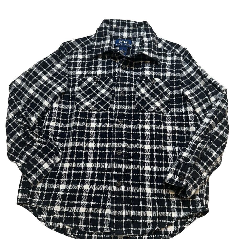 Polo Ralph Lauren Flannel Button Down Shirt sz 5